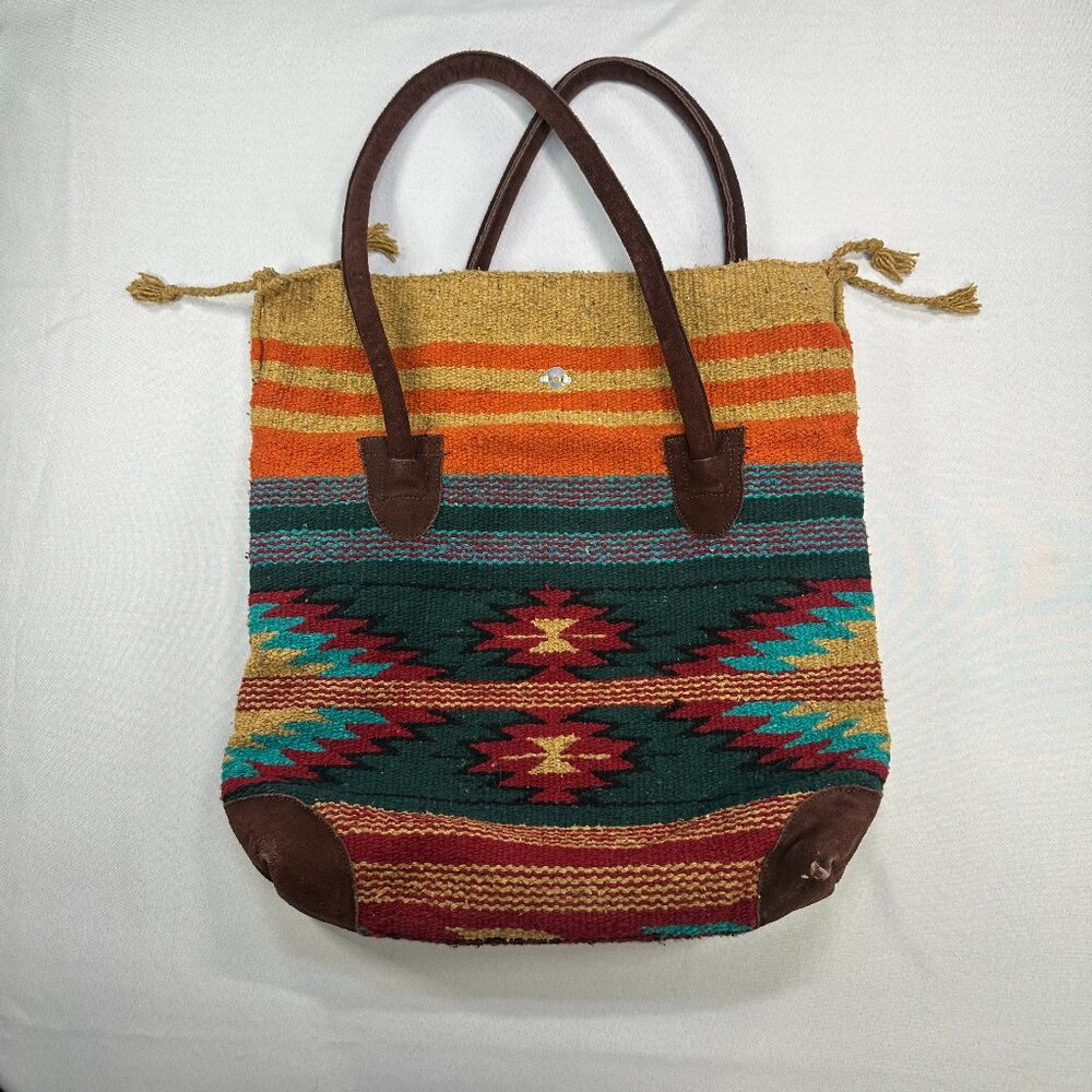 El Paso Saddle Blanket Purse Western Southwestern Colorful Native American